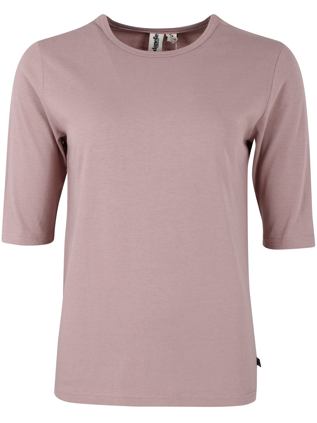 Lækker t-shirt i støvet rosa til kvinder