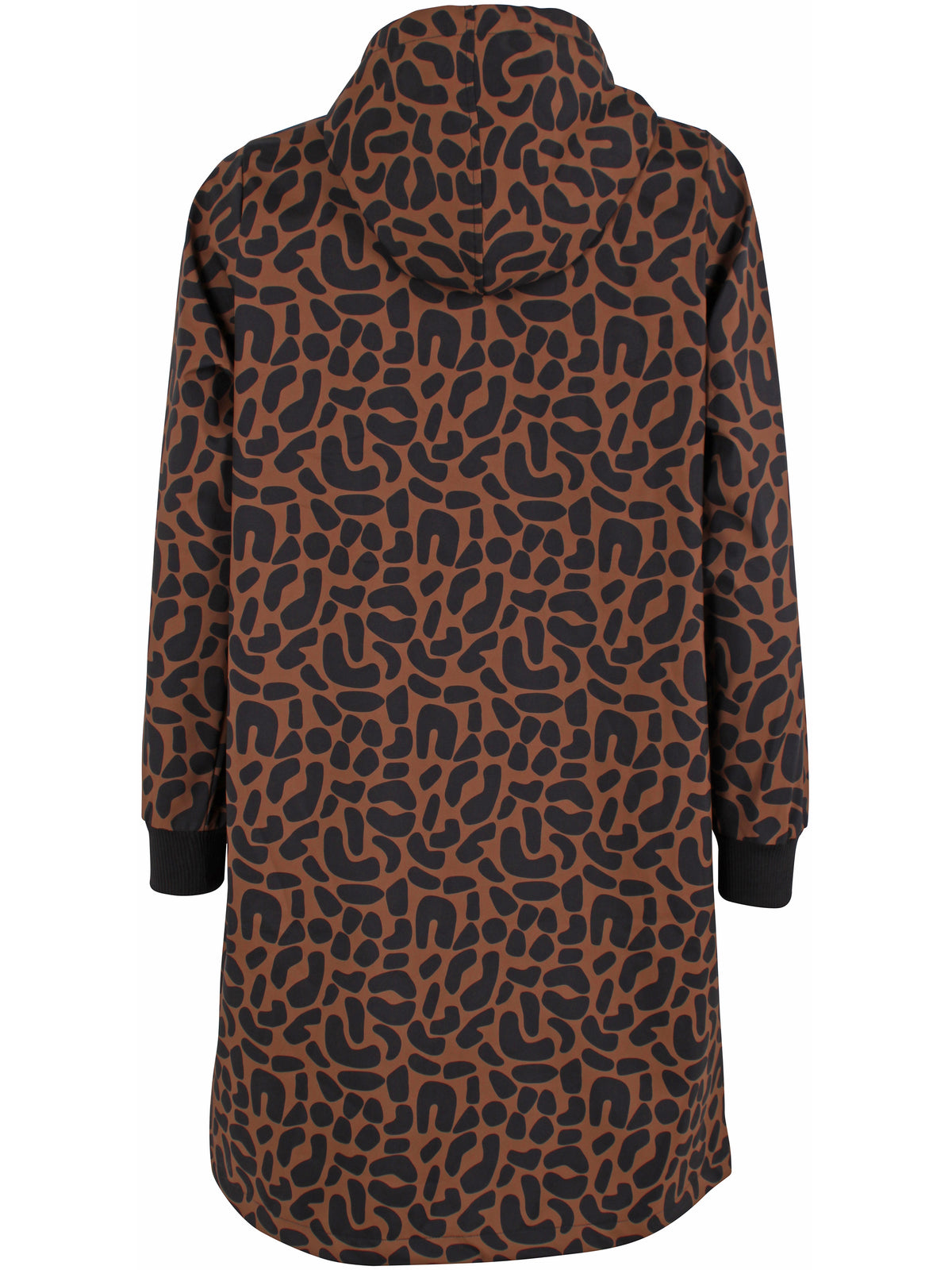 Fin softshelljakke med leopardmønster til kvinder