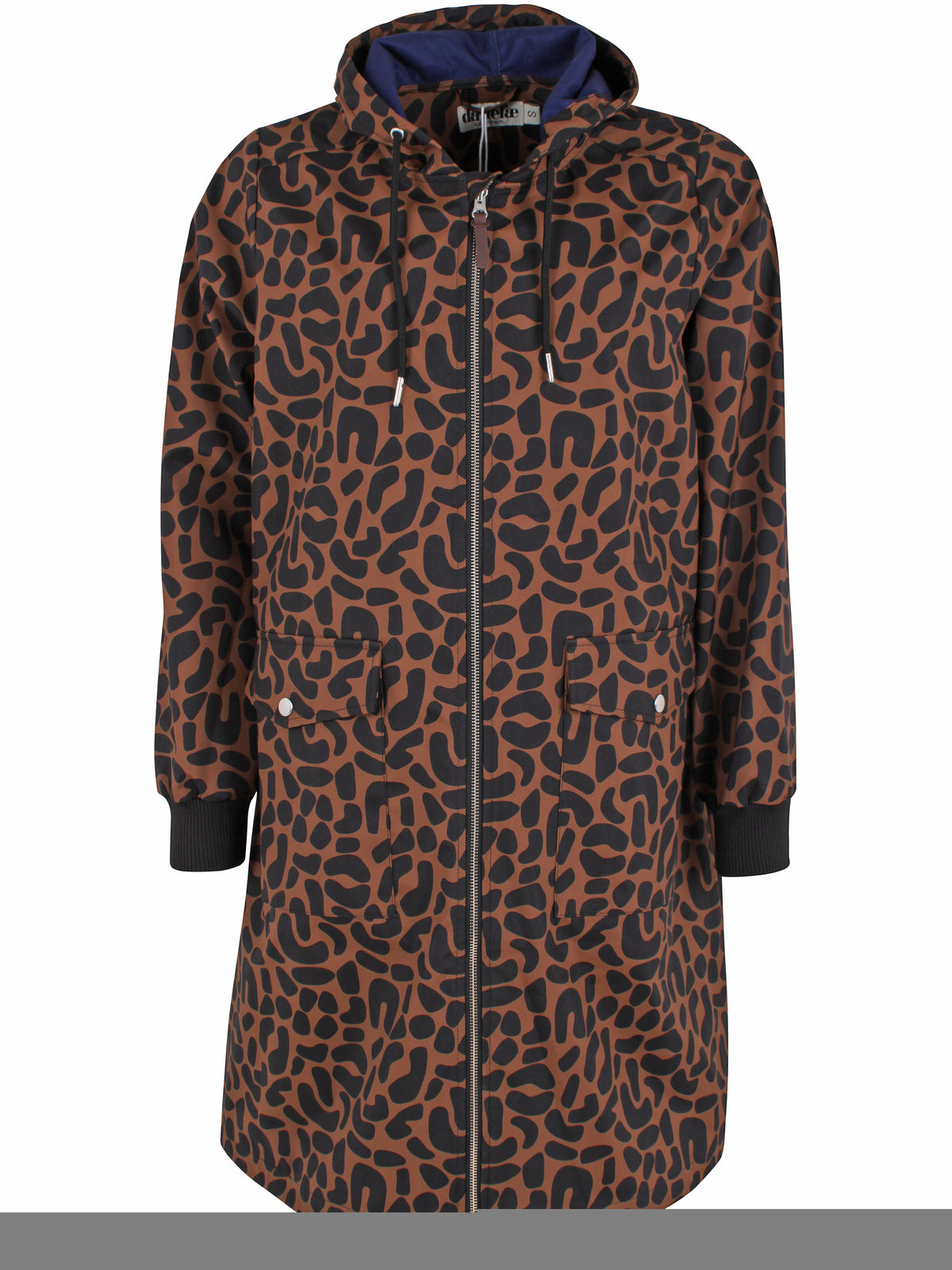 Fin softshelljakke med leopardmønster til kvinder