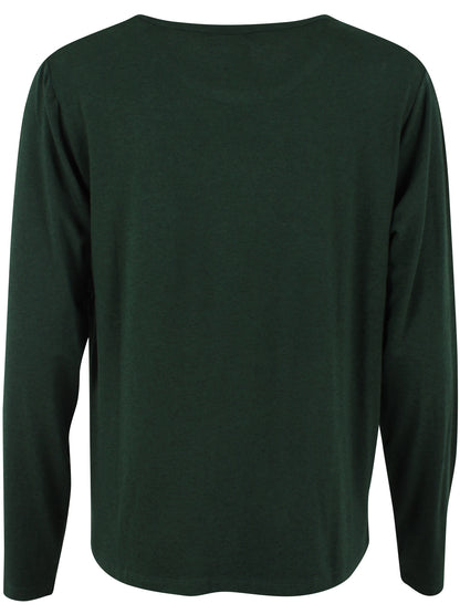 Danemerry Wool LS Tee Dark Forest