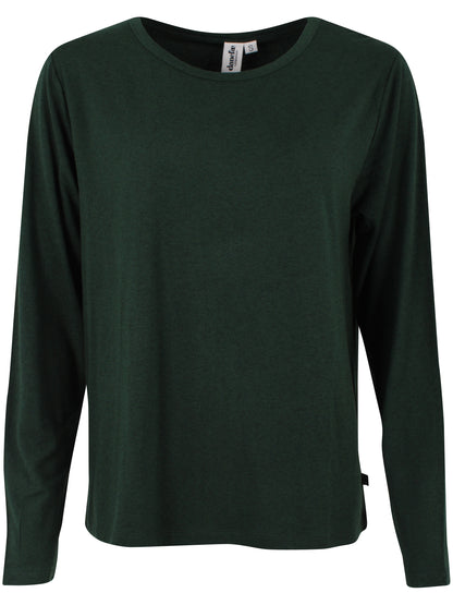 Danemerry Wool LS Tee Dark Forest