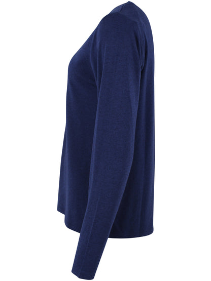 Danemerry Wool LS Tee Deep Blue