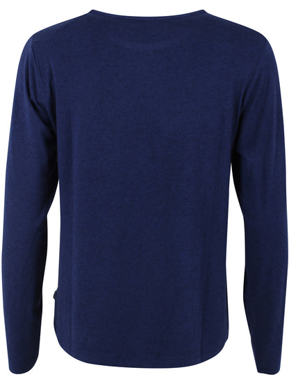 Danemerry Wool LS Tee Deep Blue