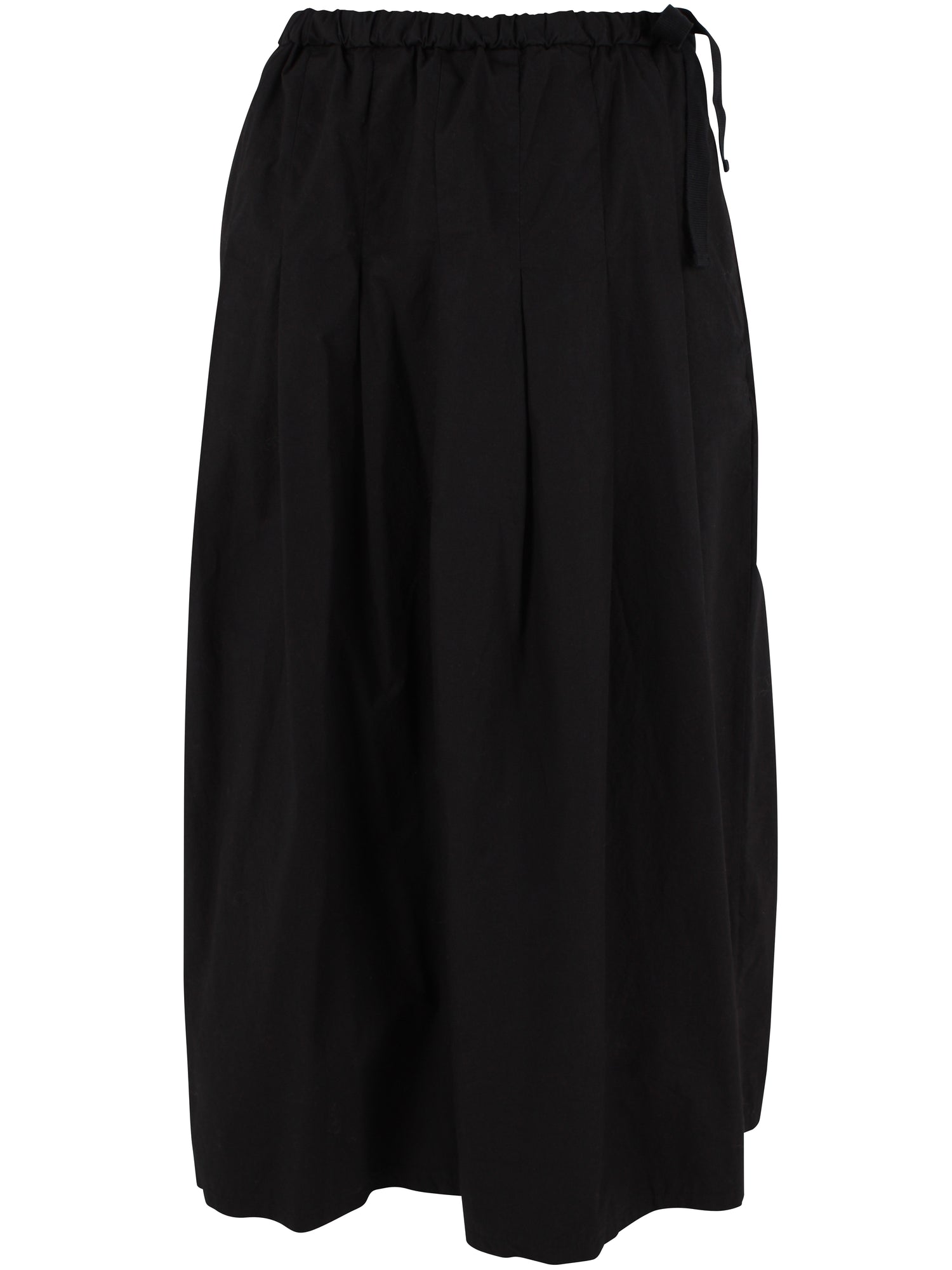 Daneminna Smooth Poplin Skirt Black
