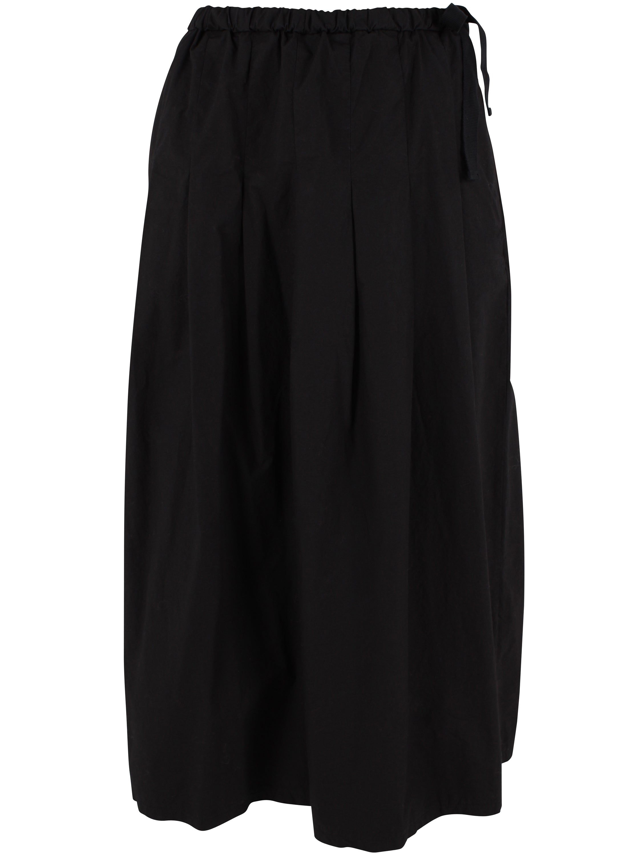 Daneminna Smooth Poplin Skirt Black