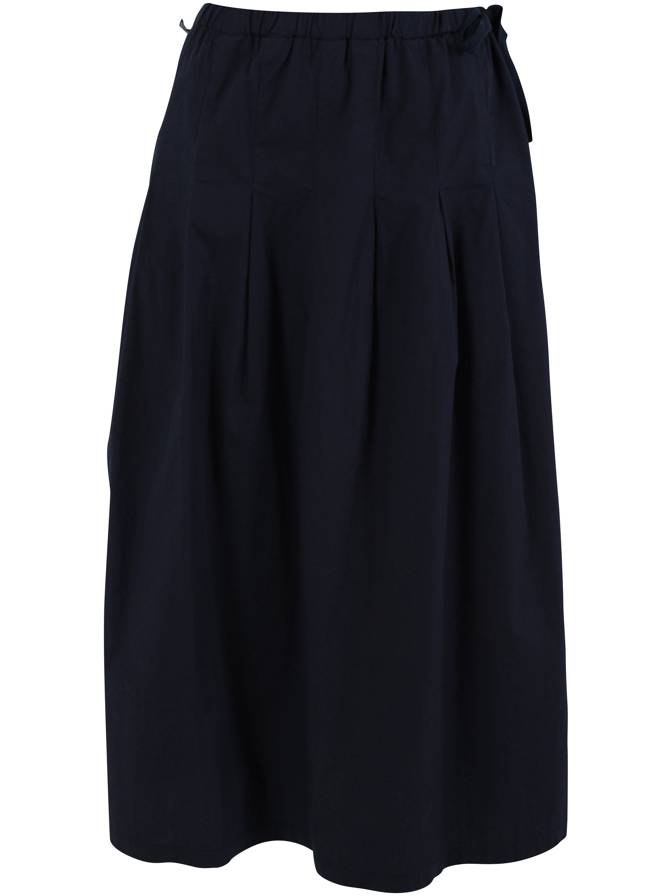 Flot nederdel i navyblå til kvinder-7