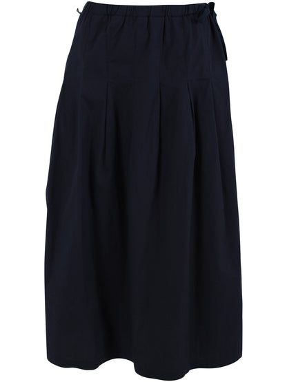 Flot nederdel i navyblå til kvinder-7