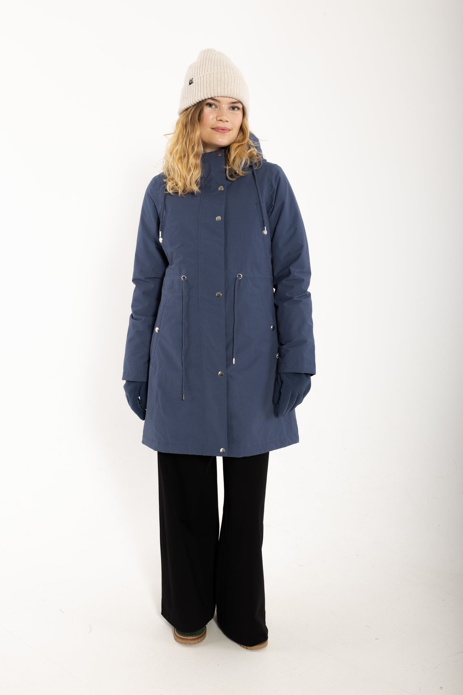 Danenora Winter Parka Dark Grey Blue