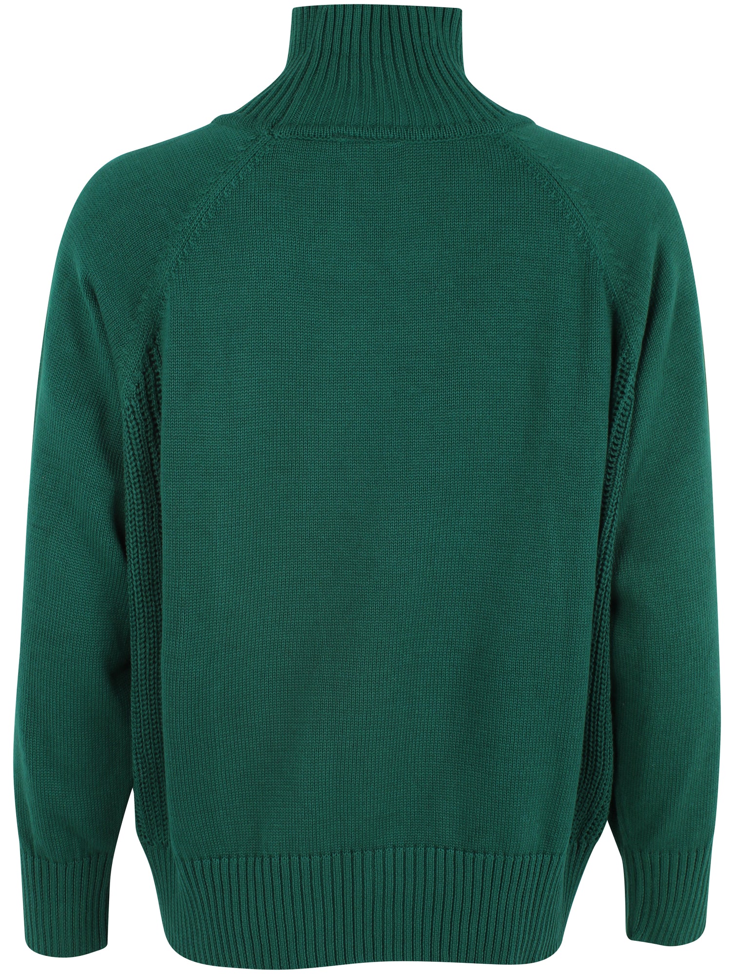 Flot højhalset sweater i mørkegrøn til kvinder fra Danefæ