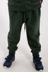 Lækre mørkegrønne sweatpants i bomuld til børn