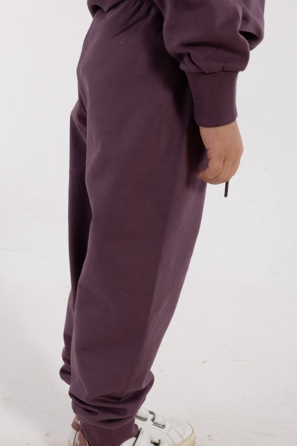 Lækre grålilla sweatpants i bomuld til børn