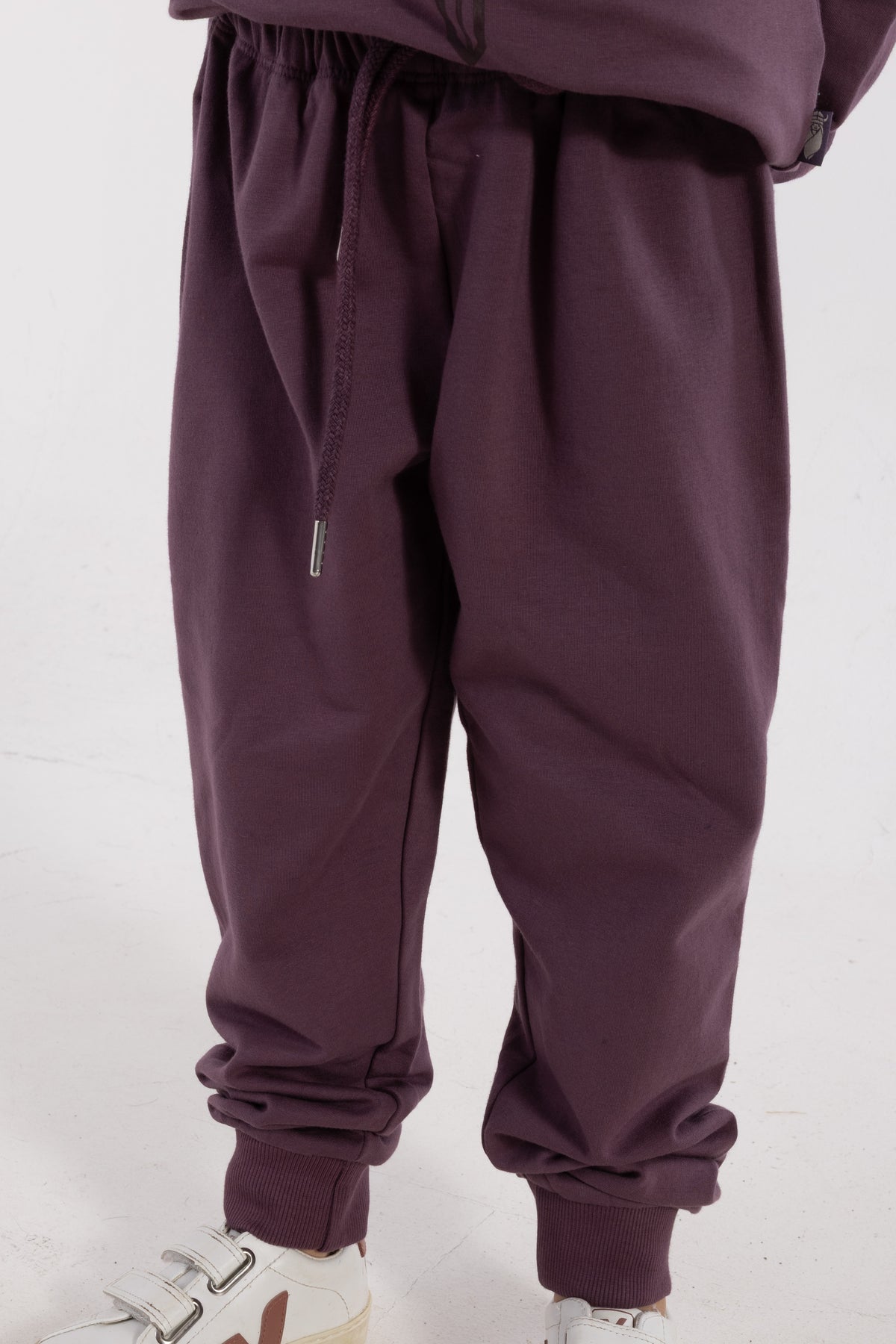 Lækre grålilla sweatpants i bomuld til børn