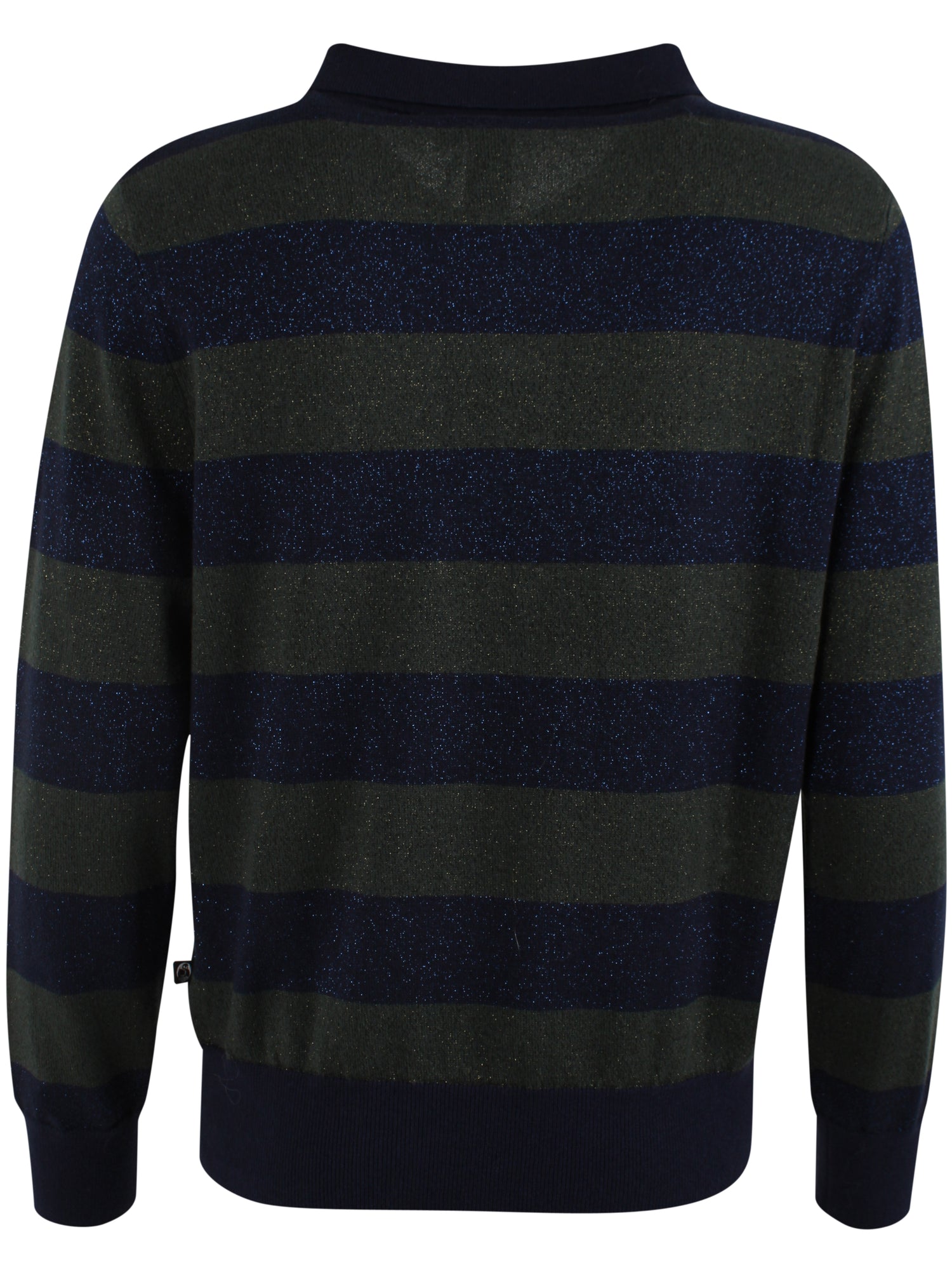 Danepetit Four Wool-Mix Glitter Sweater Dark Navy/Dark Army