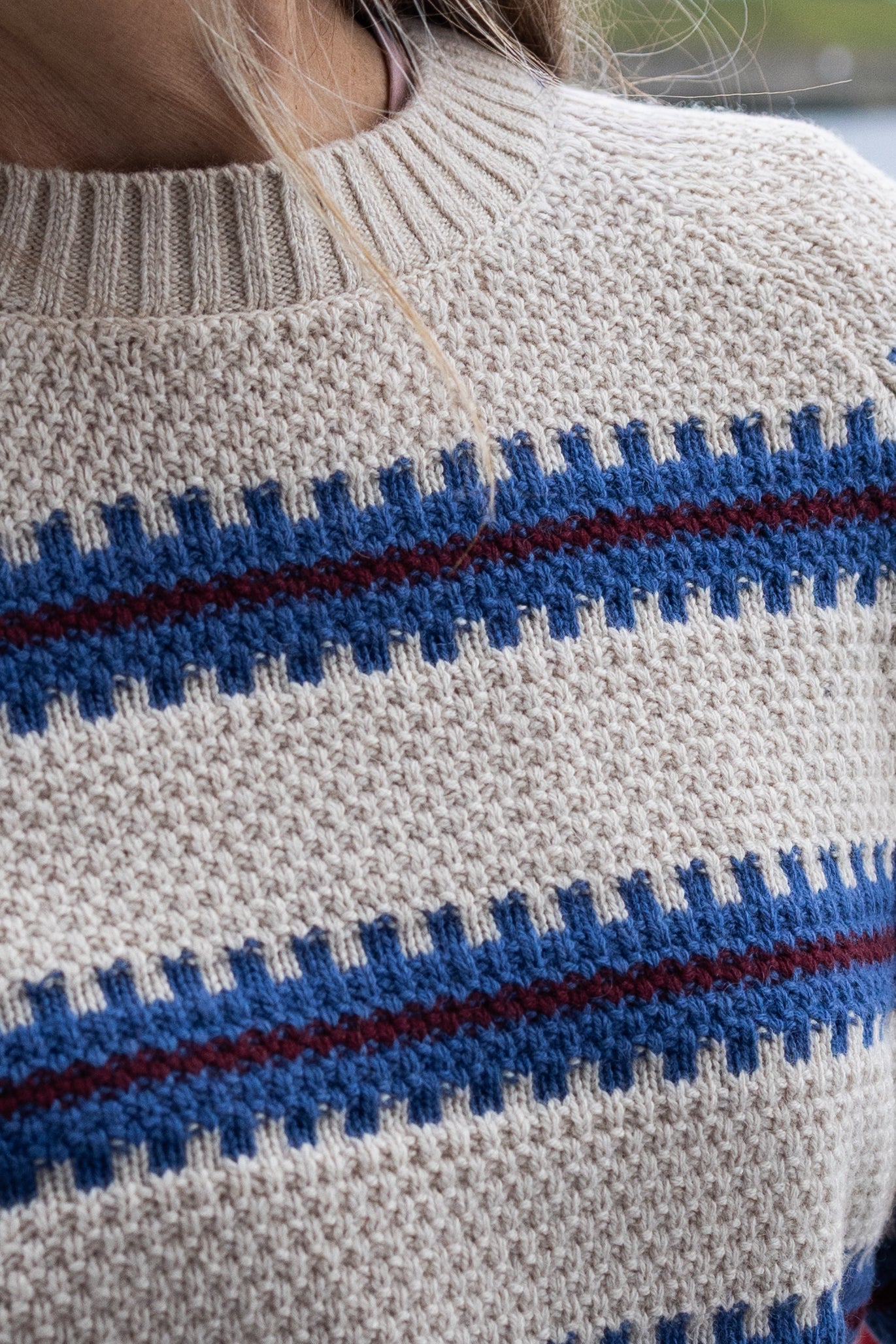 Danepines Wool Sweater Light Beige