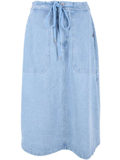 Daneprime Denim Skirt Light Blue