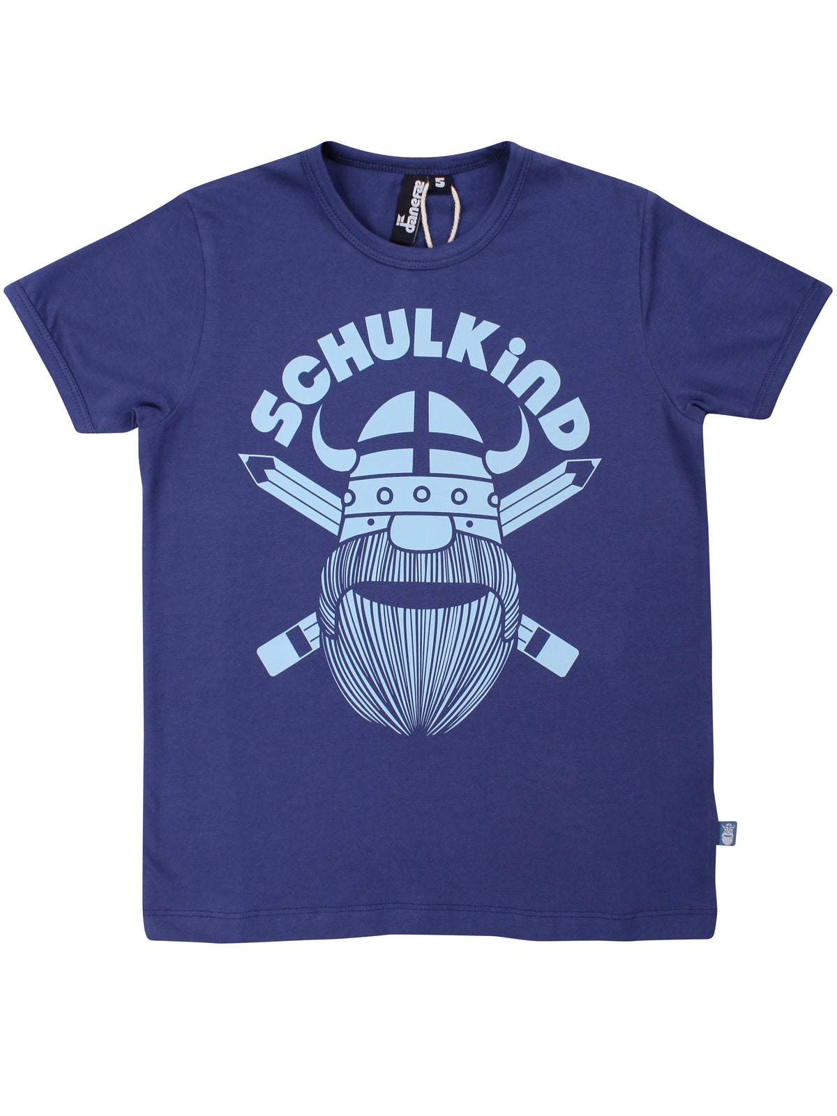 Skolebluse til børn med viking.
