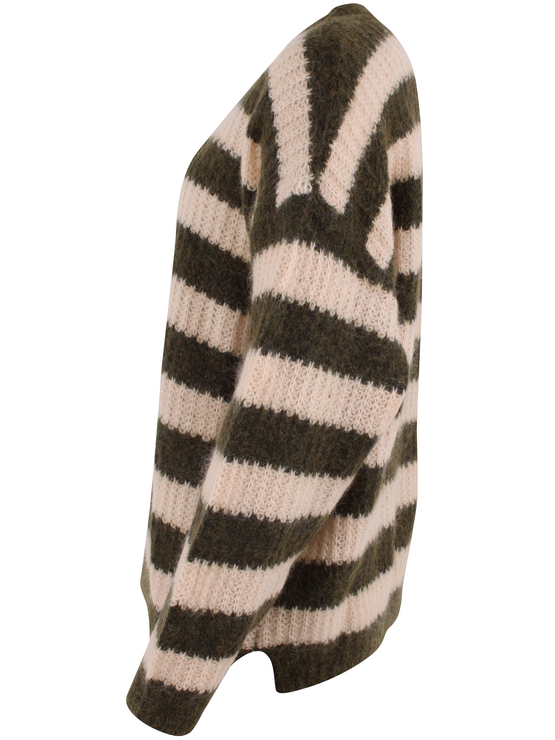 Danerelative Mohair Sweater Dark Olive/Nougat