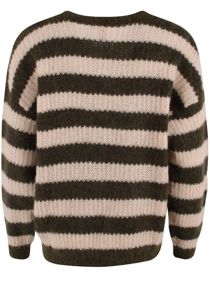 Danerelative Mohair Sweater Dark Olive/Nougat