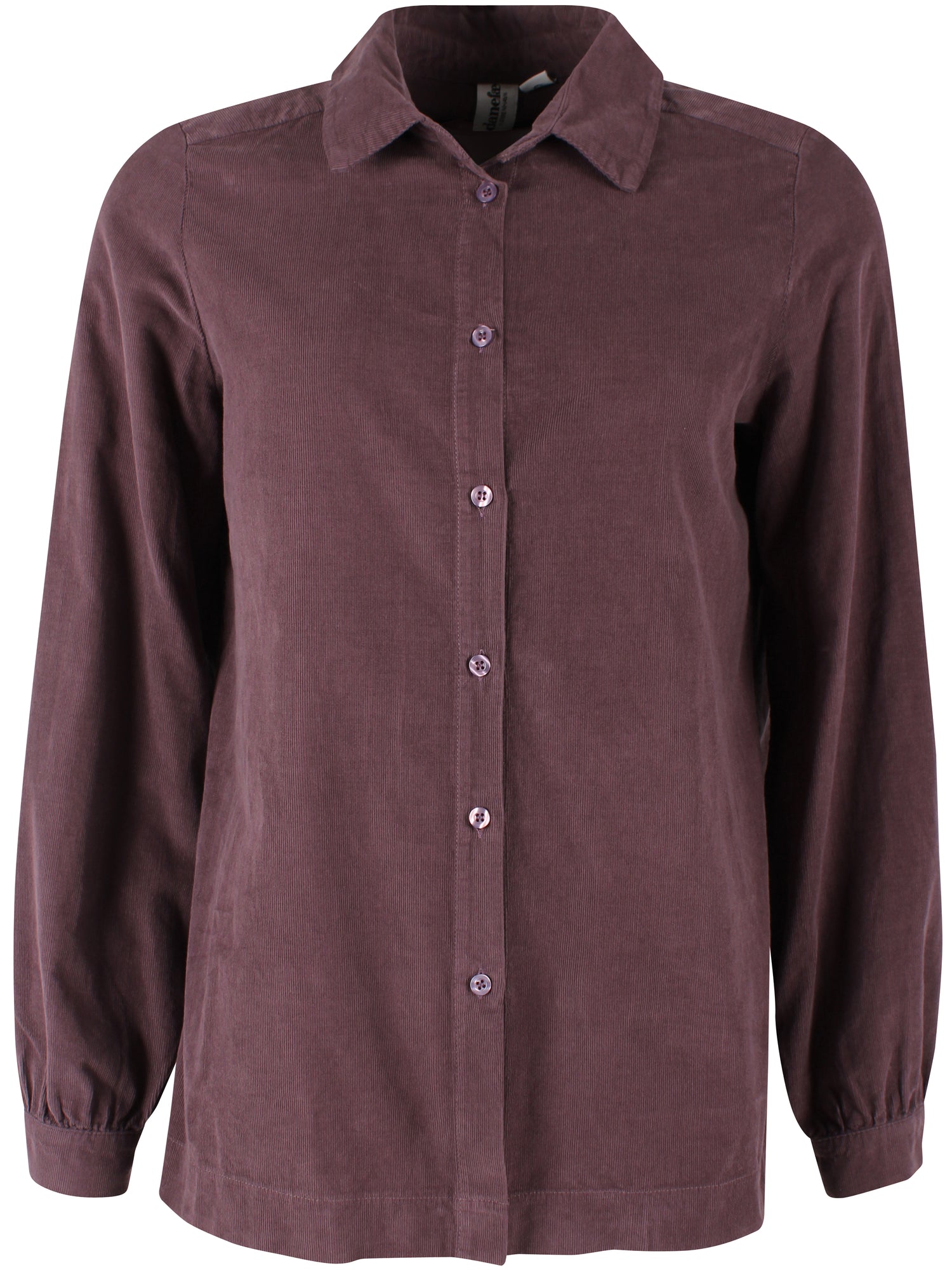 Danerosemary Cord Shirt Grey Plum