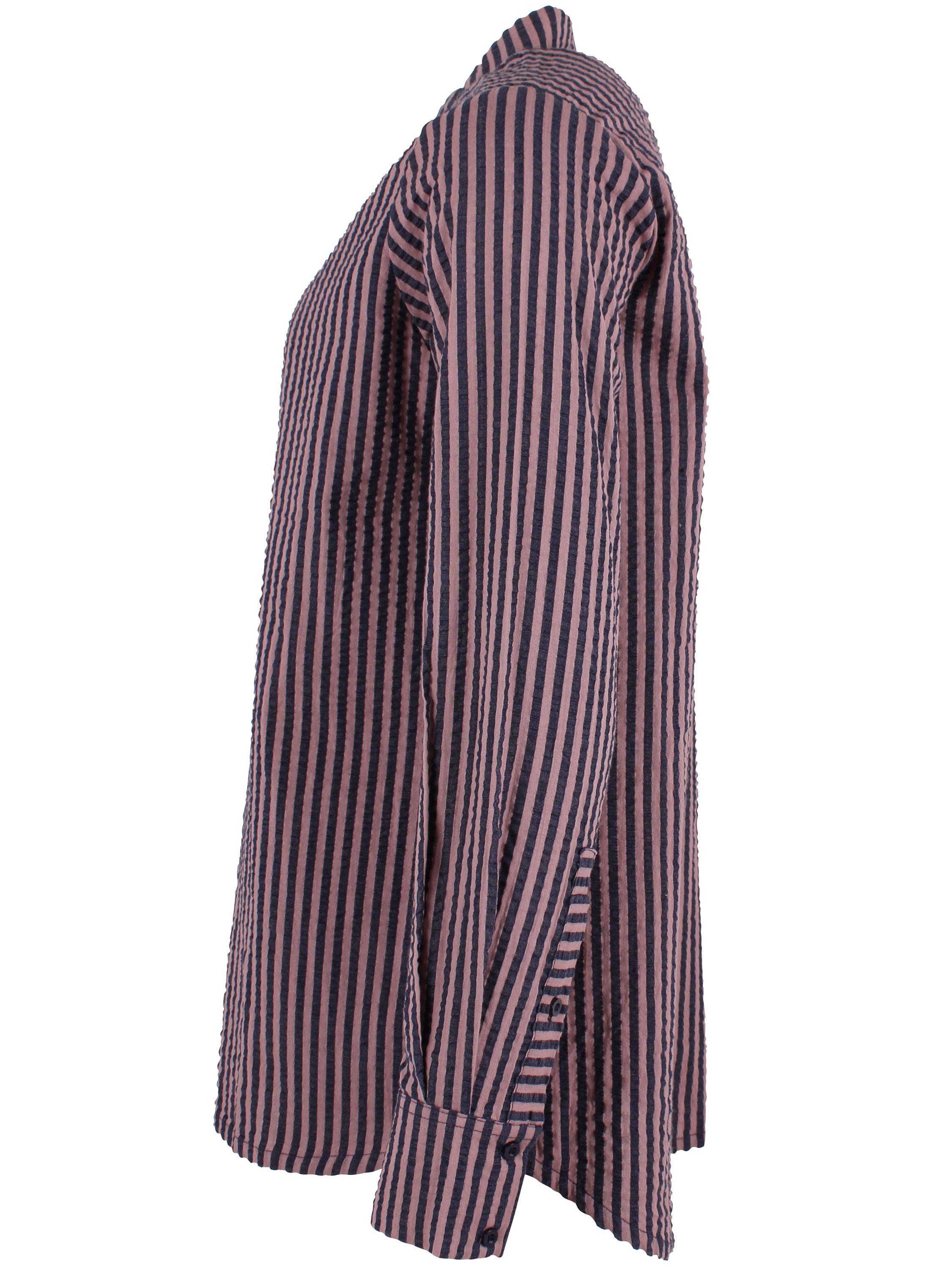 Sød bæk og bølge skjorte med smalle striber til kvinder