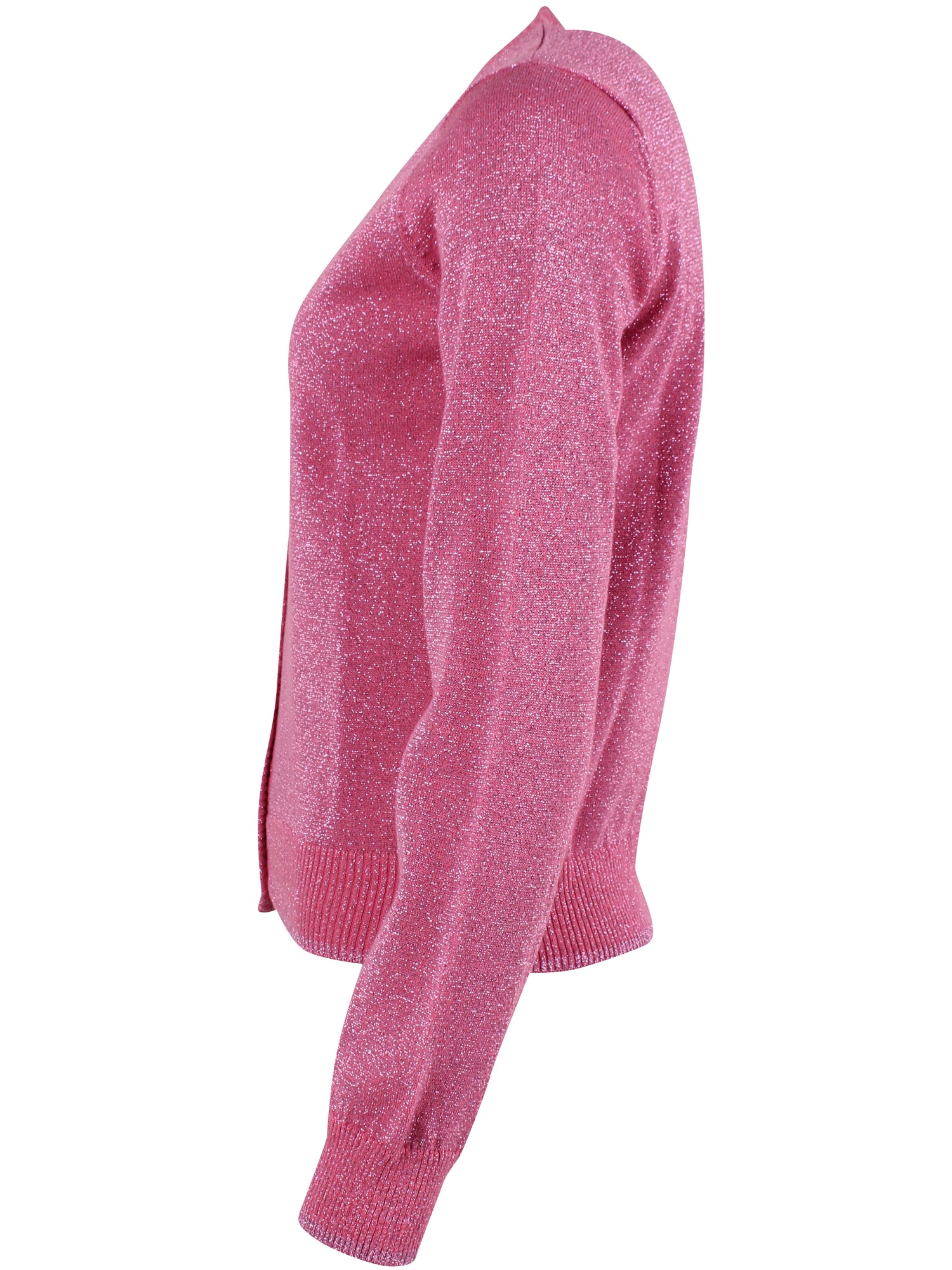 Danesaga Glitter Cardigan Soft Cherry