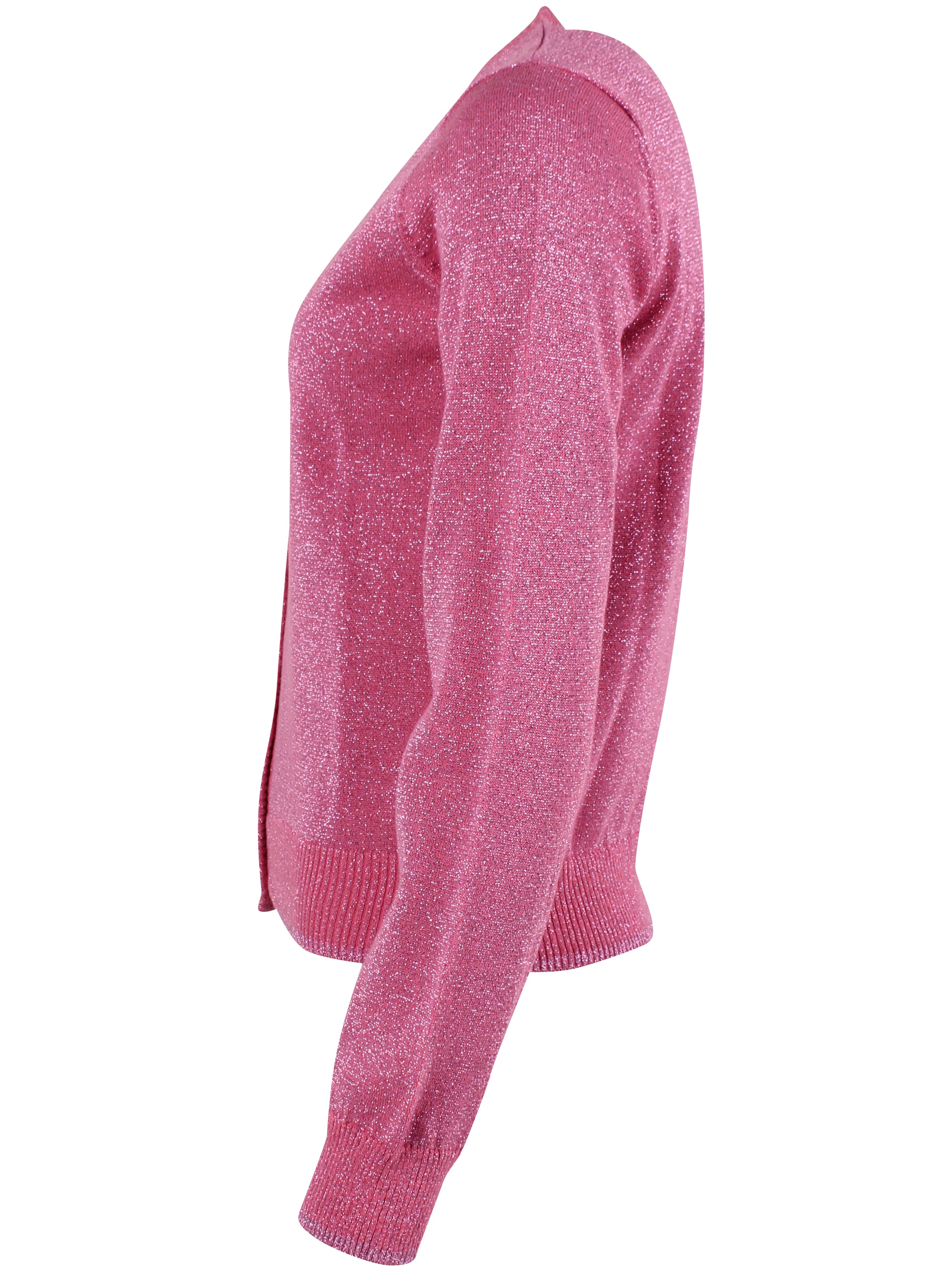 Danesaga Glitter Cardigan Soft Cherry