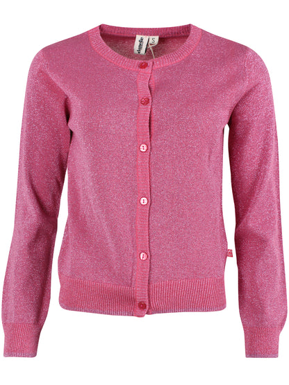 Danesaga Glitter Cardigan Soft Cherry