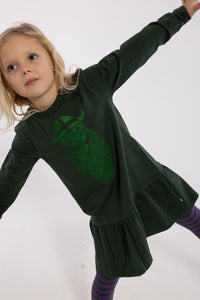 Daneshibuya Dress Dark Forest FREJA (Glitter)