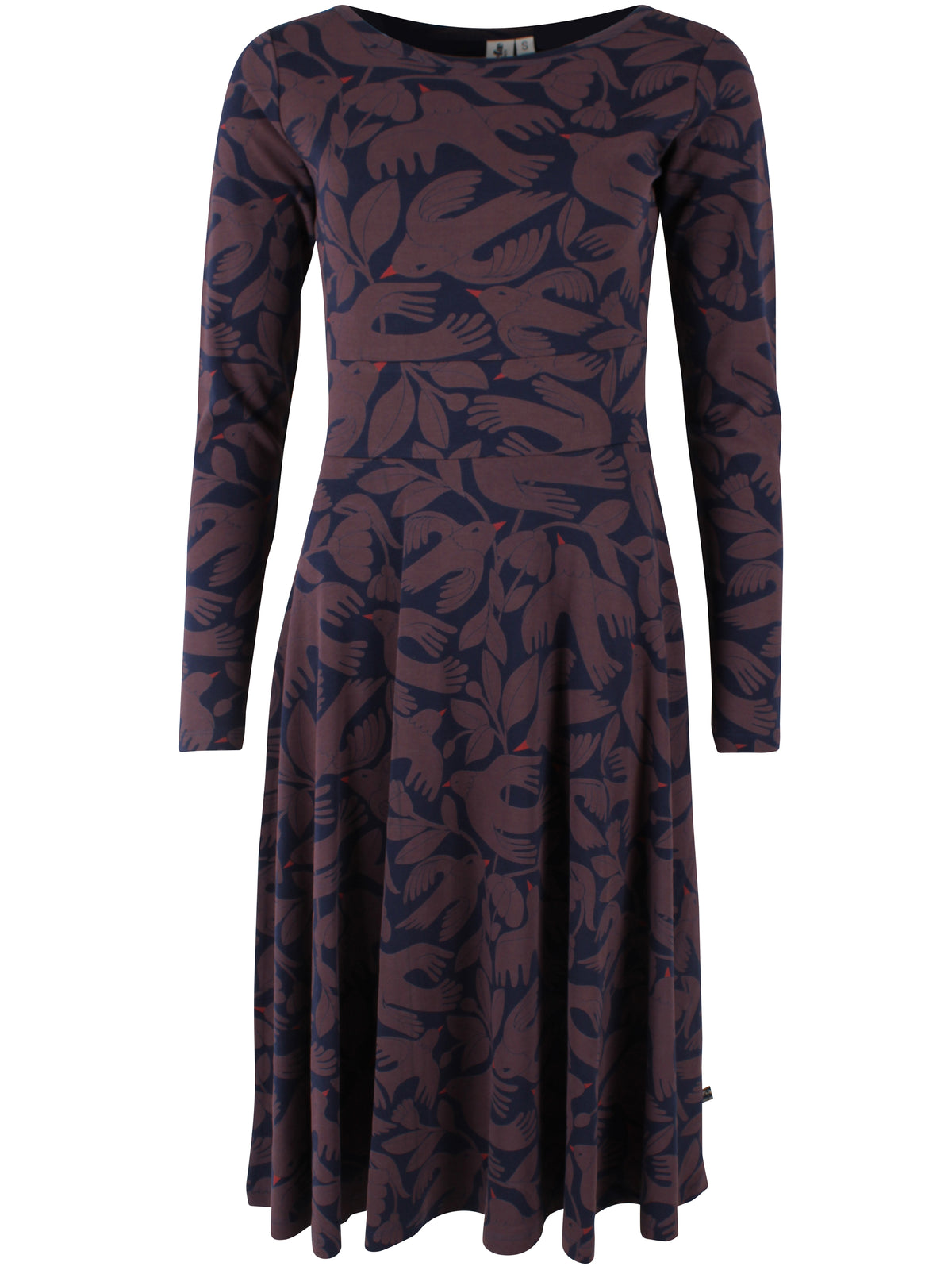 Danesigrid Interlock Dress Dark Navy/Mauve BIRDIEUP