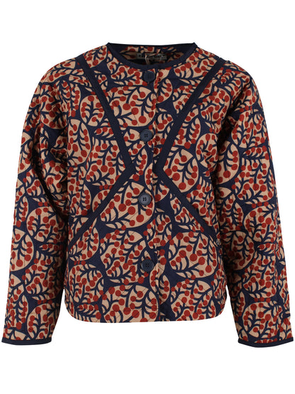 Danesparrow AOP Thermo Jacket Dark Navy MACRO MICRO