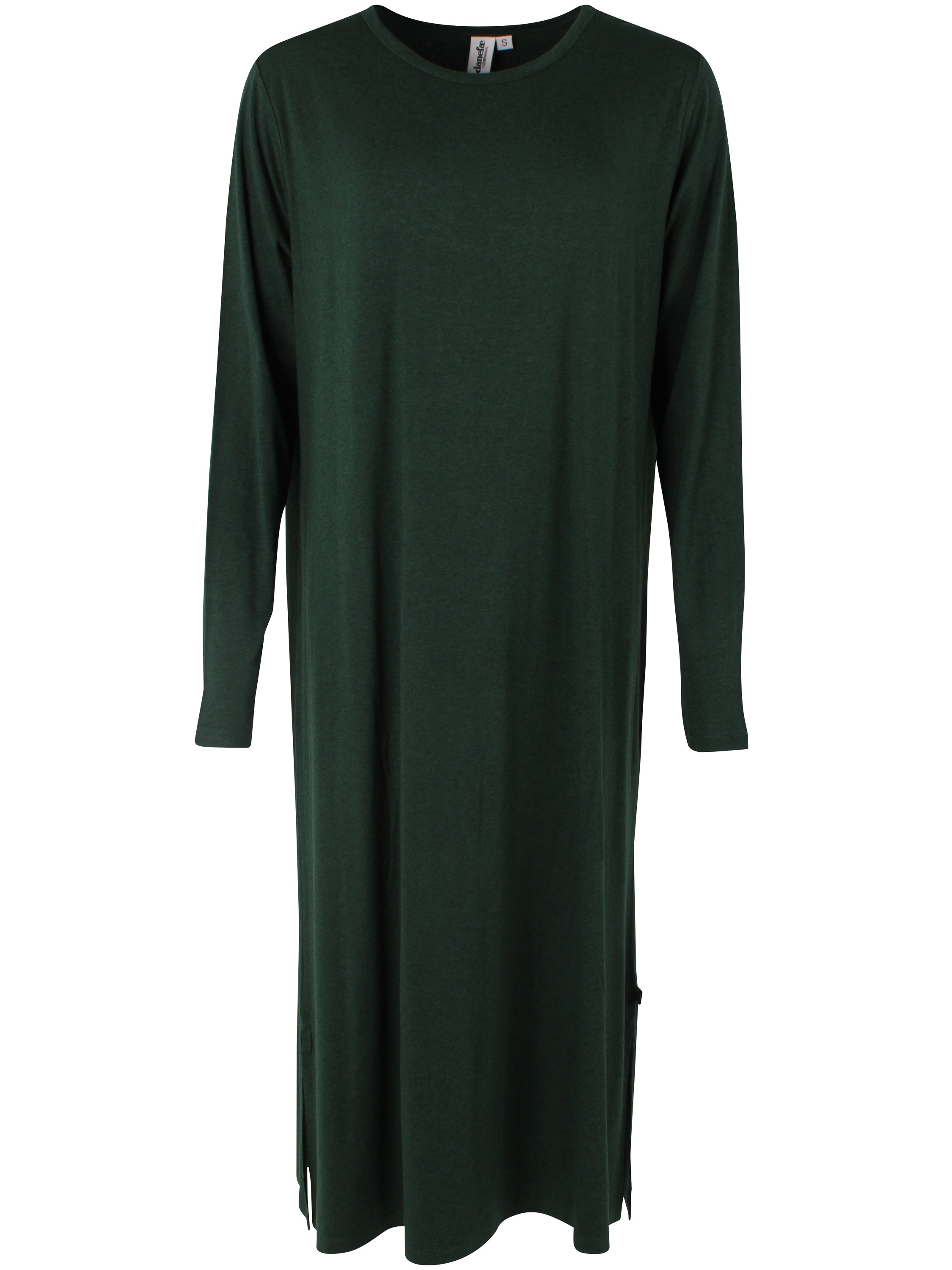 Danesweet Wool LS Dress Dark Forest