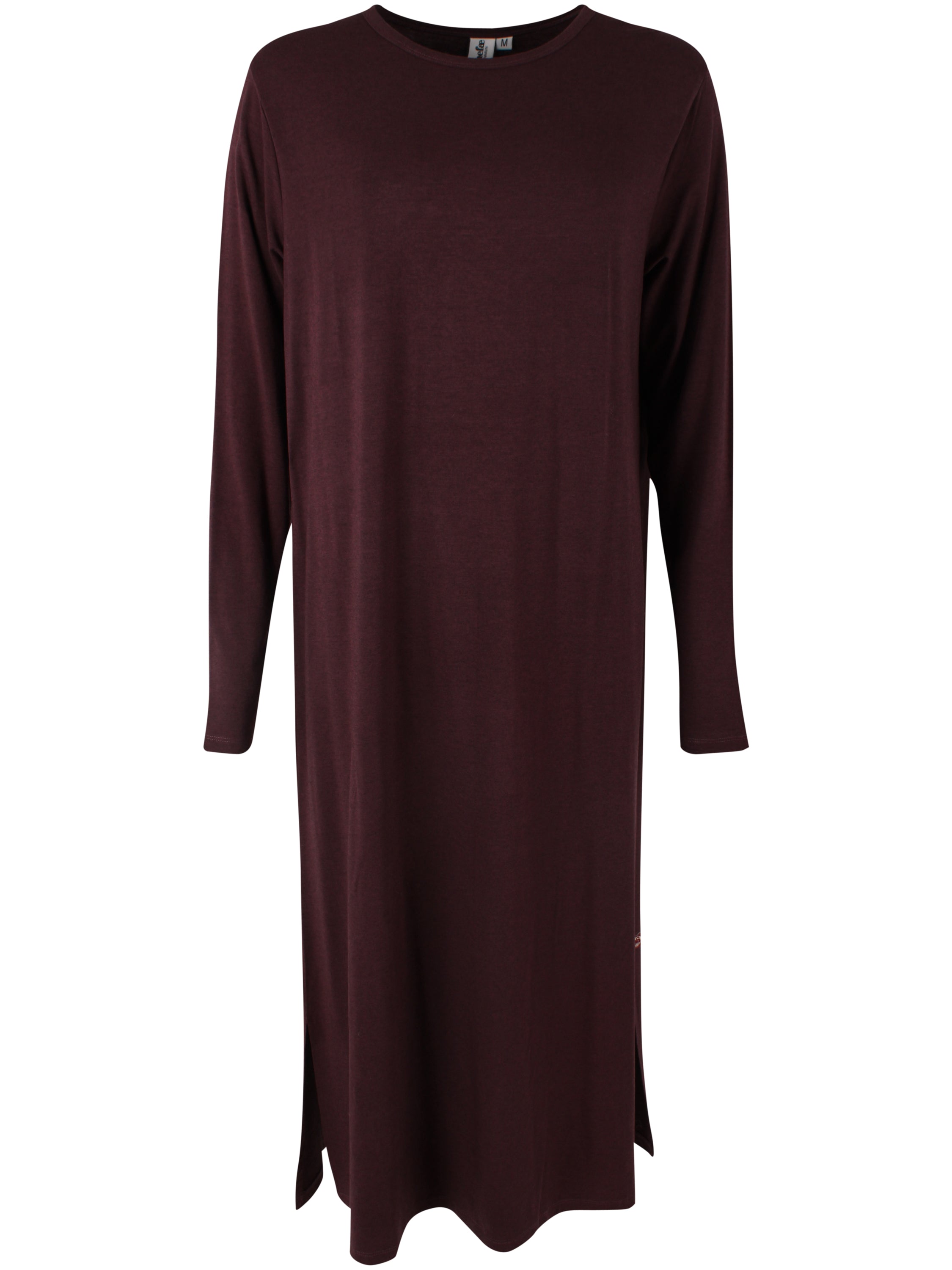 Danesweet Wool LS Dress Dark Wine