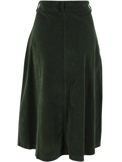 Danesweetie Cord Stretch Skirt Dark Forest