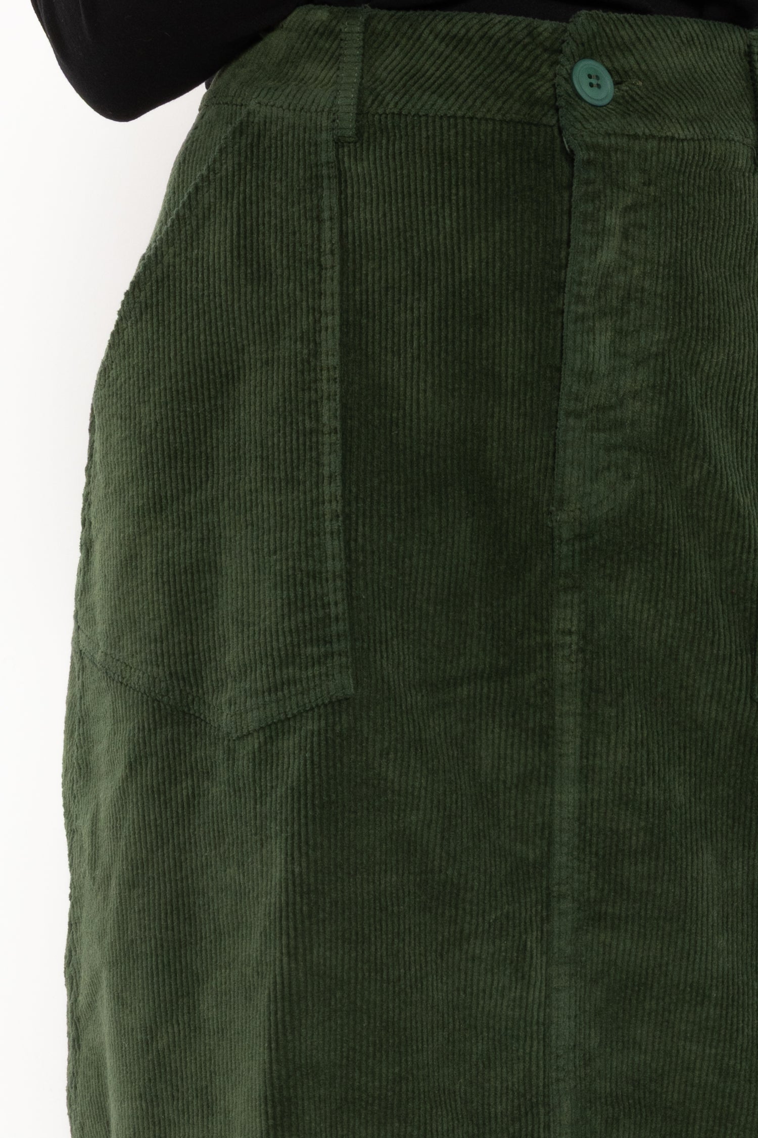Danesweetie Cord Stretch Skirt Dark Forest