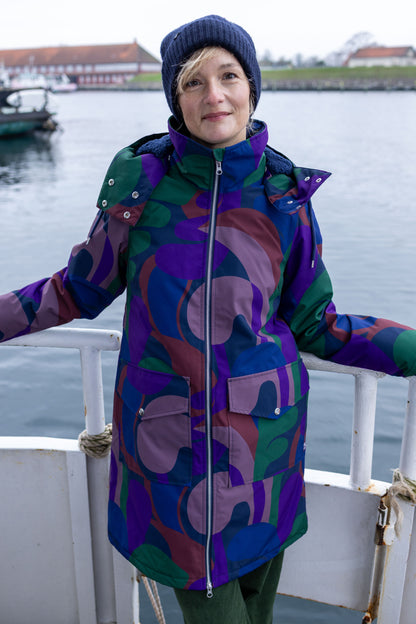 Daneturell Winter Coat Grey Plum TROPS