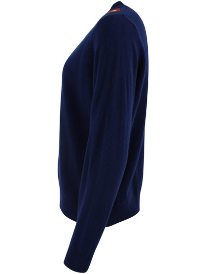 Danevibe Merino Wool Sweater Deep Blue