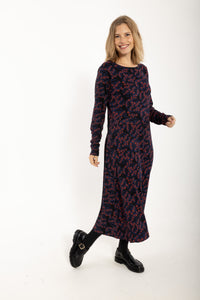 Daneviborg LS Interlock Dress Black MACRO MICRO