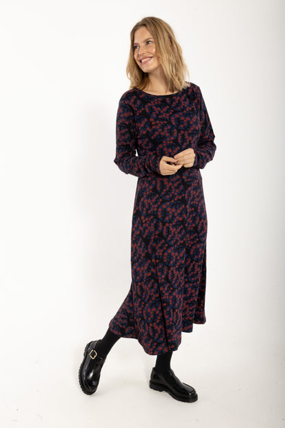 Daneviborg LS Interlock Dress Black MACRO MICRO