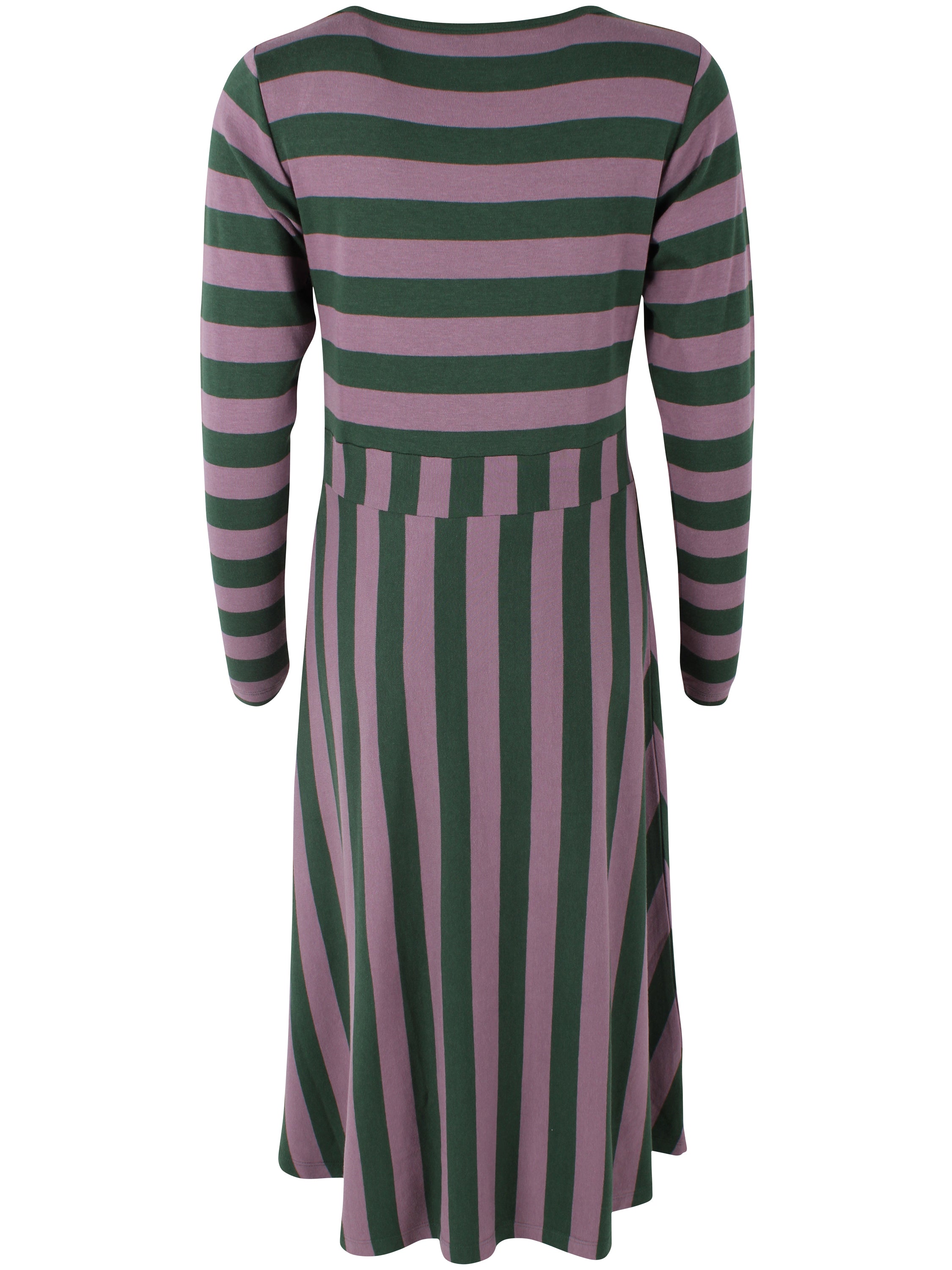 Daneviborg LS Interlock Dress Dark Forest/Grey Plum