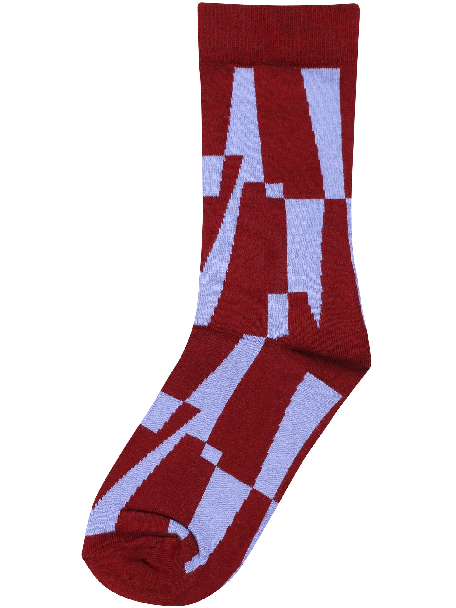 Skønne sokker i bambusviskose med grafisk mønster til kvinder