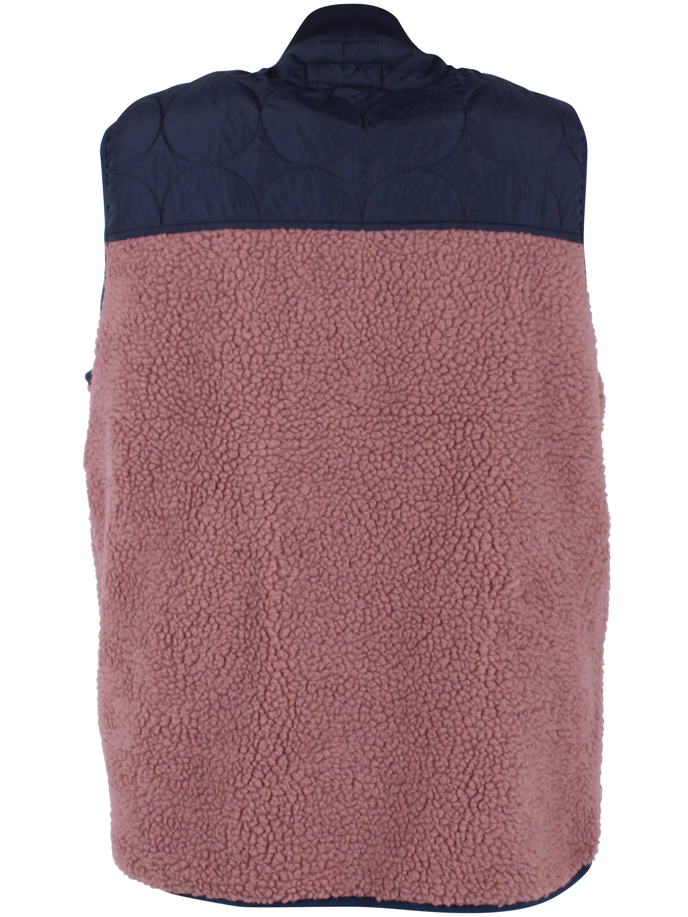 Danewalnut Fleece Bodywarmer Dk Navy/Rose Beige 