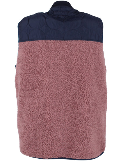 Danewalnut Fleece Bodywarmer Dk Navy/Rose Beige 