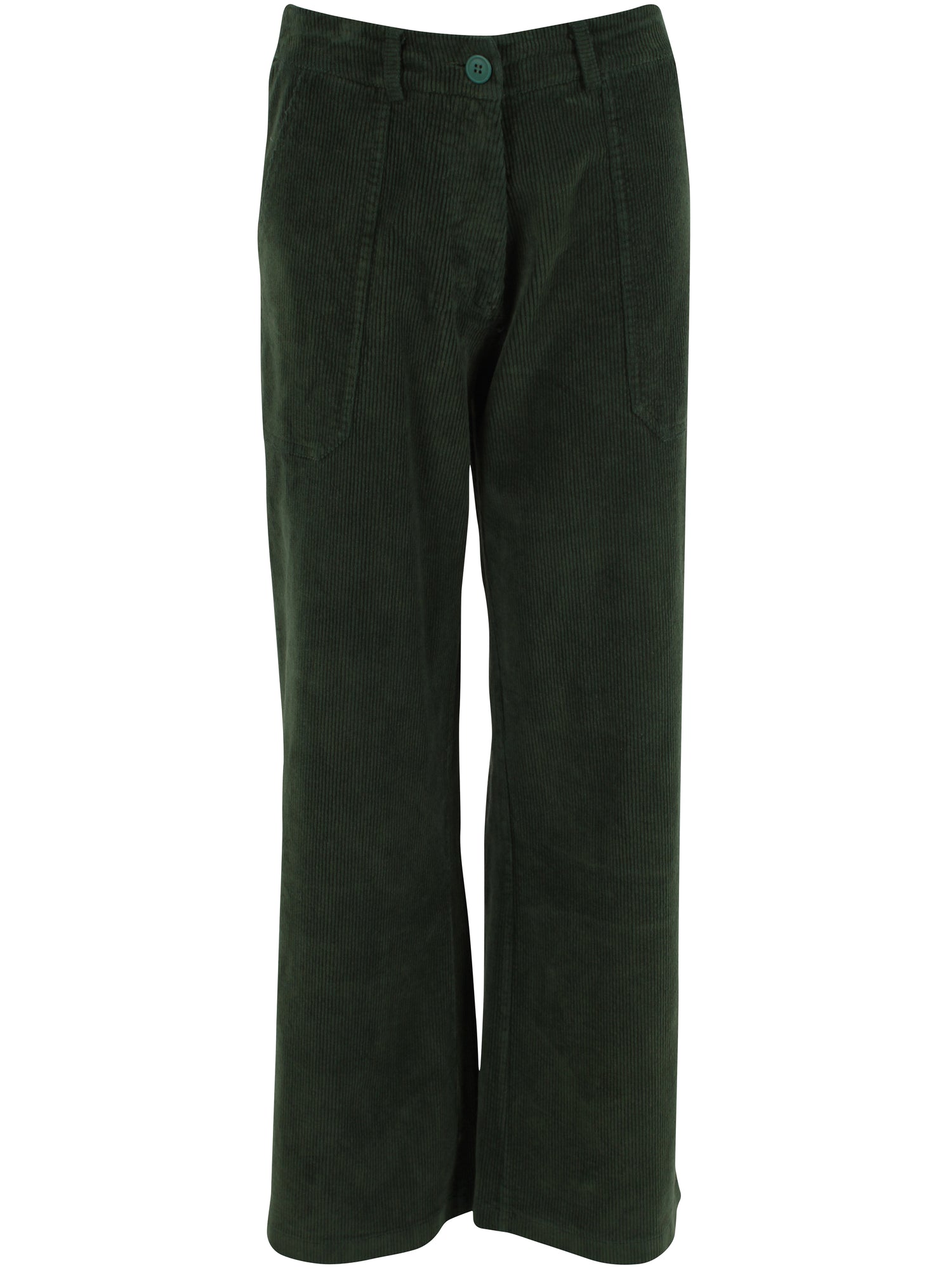 Daneplanet Cord Stretch Pants Dark Forest