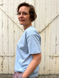 Danebasic Boxy Tee Cold Sky