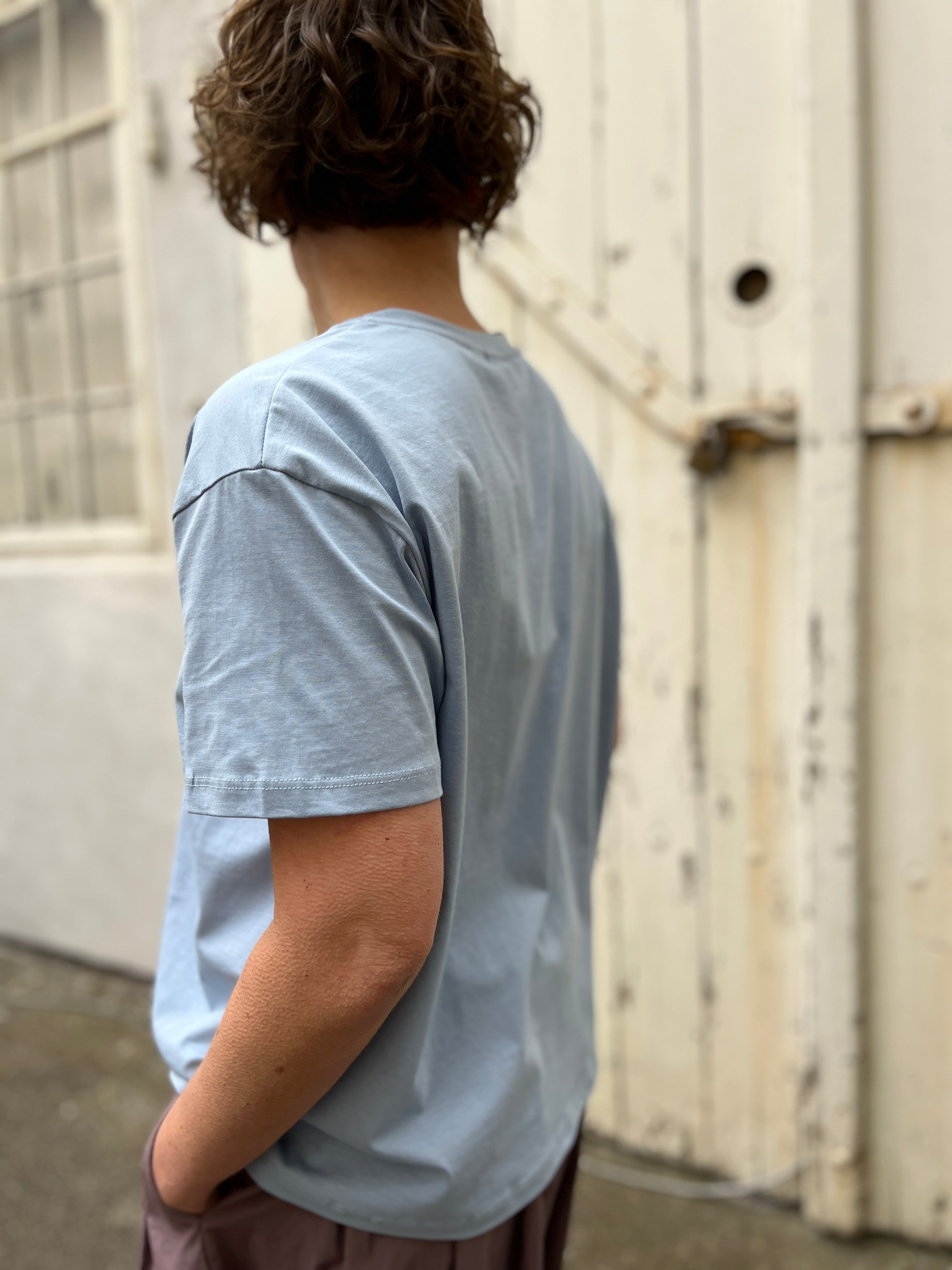 Danebasic Boxy Tee Cold Sky