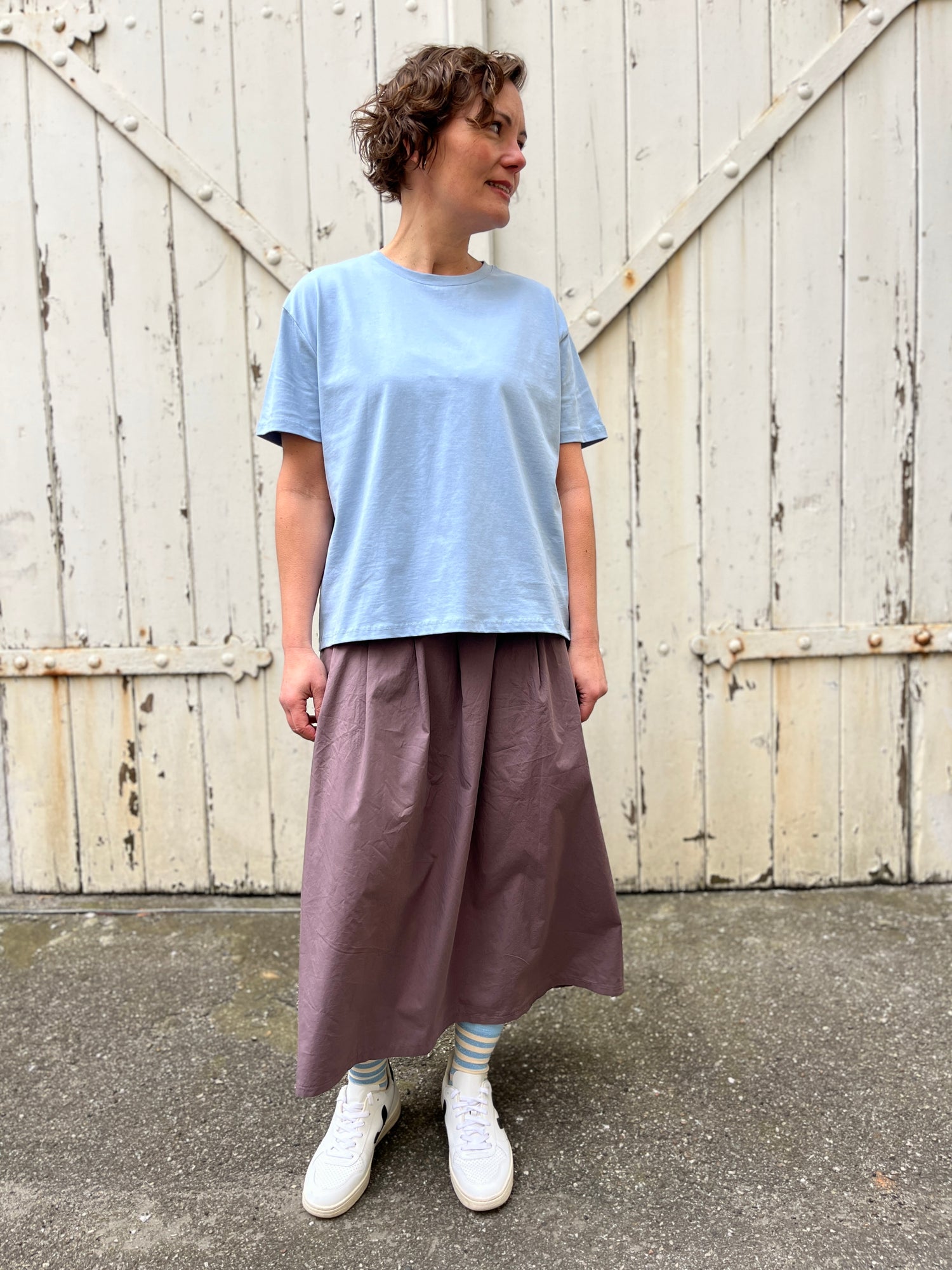 Danebasic Boxy Tee Cold Sky