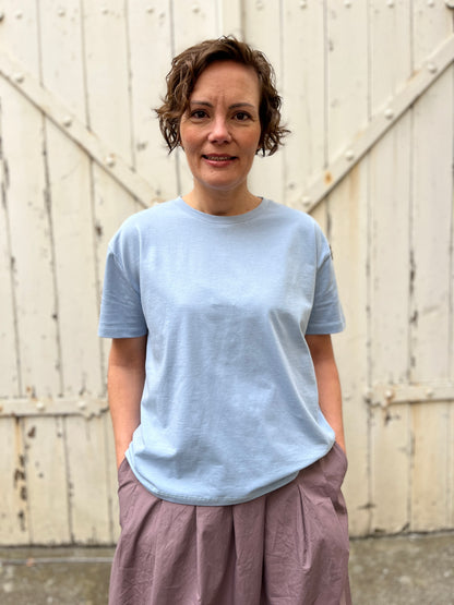 Danebasic Boxy Tee Cold Sky