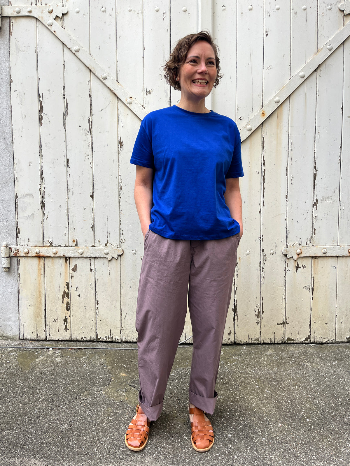 Danebasic Boxy Tee Dark Blue