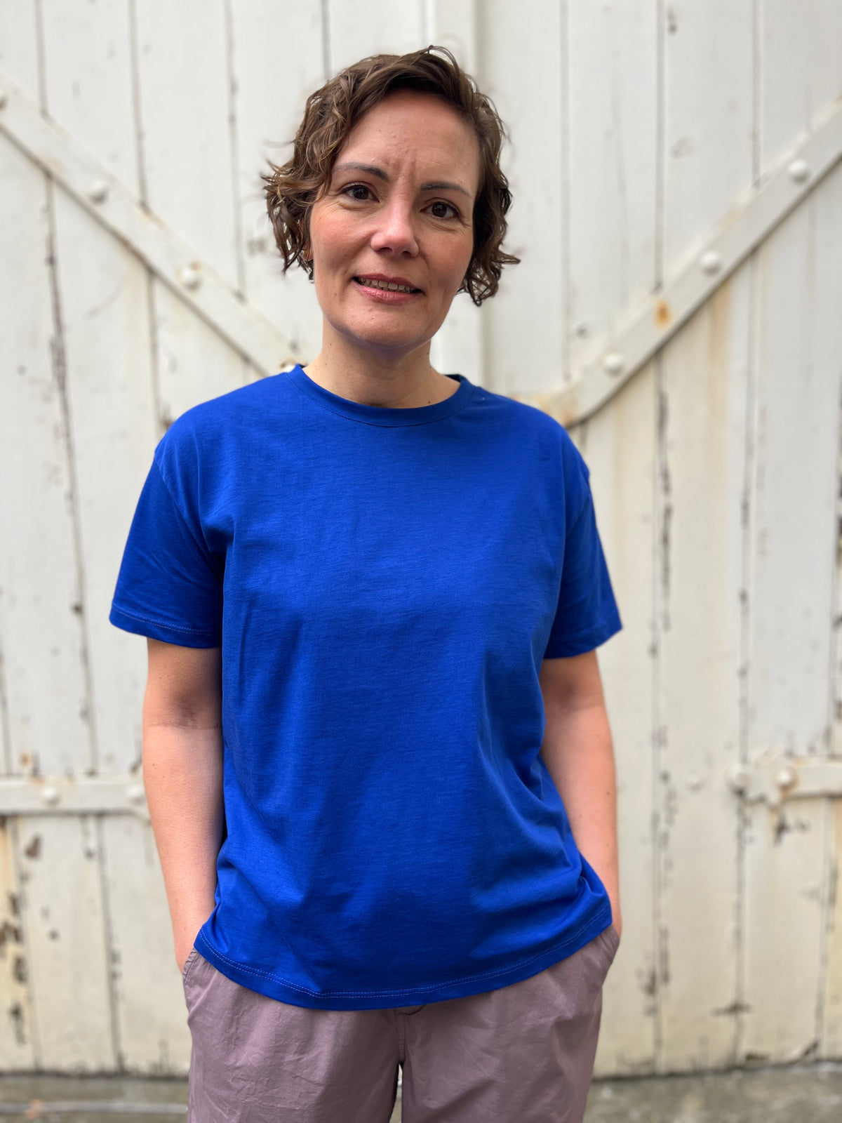 Danebasic Boxy Tee Dark Blue