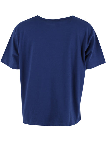 Danebasic Boxy Tee Dark Blue FREJA